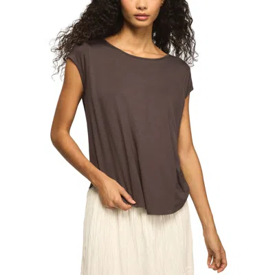 Lucky Brand Sandwash Strappy Back T-shirt In Brown