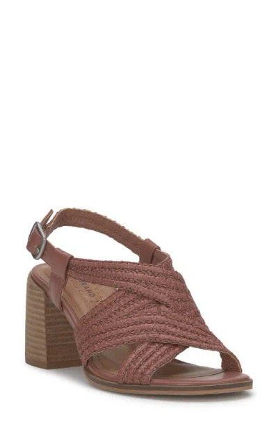 Lucky Brand Sasina Slingback Sandal In Rose Dusk