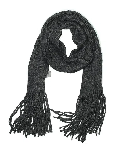 Pre-owned Lucky Brand Scarf In Gray