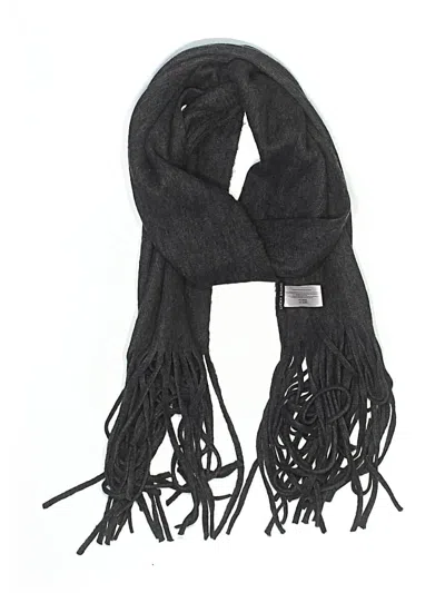 Pre-owned Lucky Brand Scarf In Gray