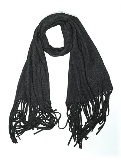 Pre-owned Lucky Brand Scarf In Gray