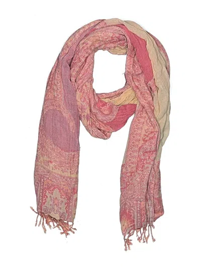 Pre-owned Lucky Brand Scarf In Pink