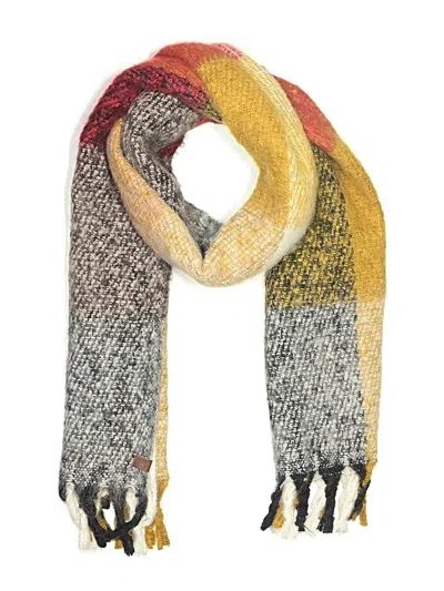 Pre-owned Lucky Brand Scarf In Yellow