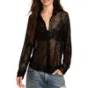 LUCKY BRAND LUCKY BRAND SEQUIN BUTTON-UP SHIRT