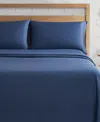 Lucky Brand Serene Slumber 300-thread Count Cotton 3-pc. Sheet Set, Twin In Denim Navy