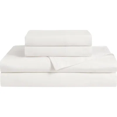 Lucky Brand Serene Slumber Cotton Sateen Sheet Set In White