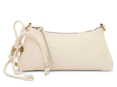 Lucky Brand Shel Beaded Shoulder Bag In Bone White