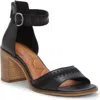 Lucky Brand Shivona Ankle Strap Sandal In Black Sumhaz