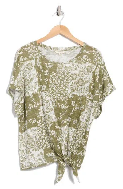 Lucky Brand Short Sleeve Side Tie T-shirt