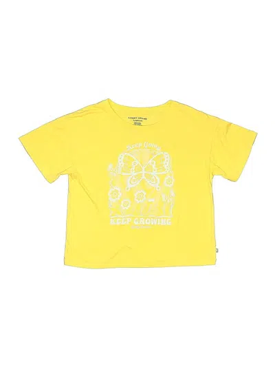 Pre-owned Lucky Brand Kids' Short Sleeve T-shirt In Yellow