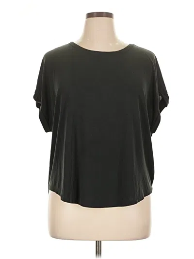 Pre-owned Lucky Brand Short Sleeve T-shirt In Black