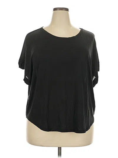 Pre-owned Lucky Brand Short Sleeve T-shirt In Black