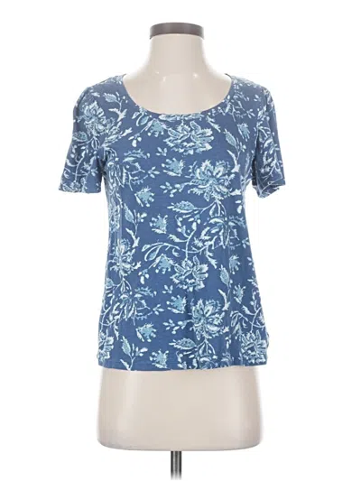 Pre-owned Lucky Brand Short Sleeve T-shirt In Blue