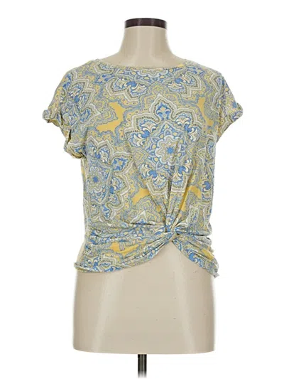 Pre-owned Lucky Brand Short Sleeve T-shirt In Blue