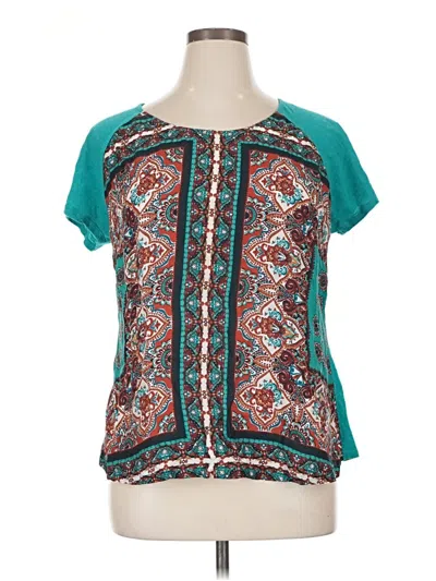 Pre-owned Lucky Brand Short Sleeve T-shirt In Blue