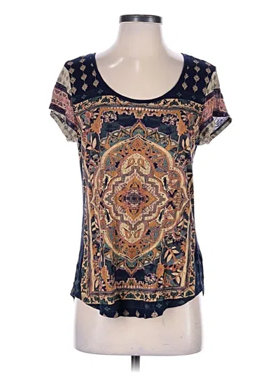 Pre-owned Lucky Brand Short Sleeve T-shirt In Blue