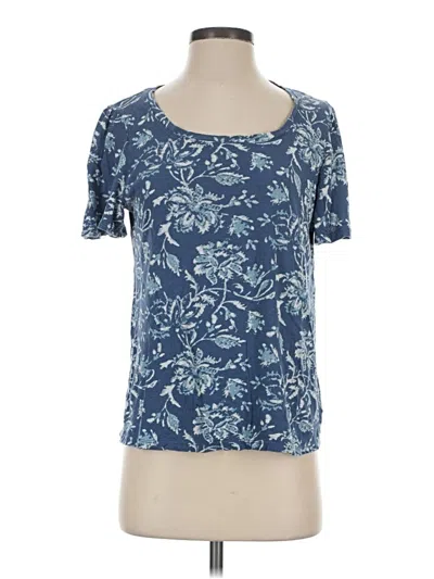 Pre-owned Lucky Brand Short Sleeve T-shirt In Blue