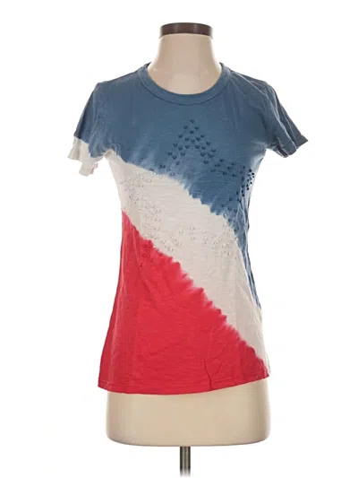 Pre-owned Lucky Brand Short Sleeve T-shirt In Blue
