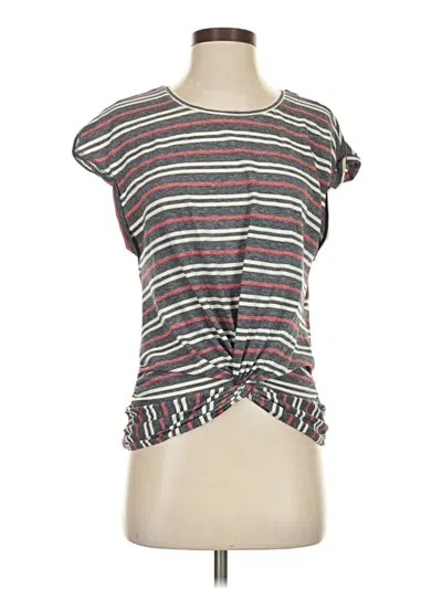 Pre-owned Lucky Brand Short Sleeve T-shirt In Gray