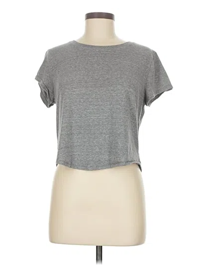 Pre-owned Lucky Brand Short Sleeve T-shirt In Gray