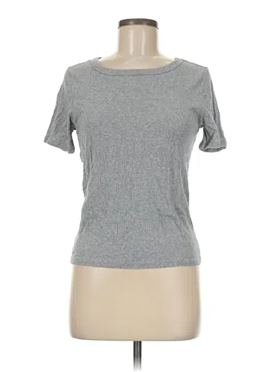 Pre-owned Lucky Brand Short Sleeve T-shirt In Gray