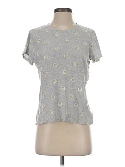 Pre-owned Lucky Brand Short Sleeve T-shirt In Gray