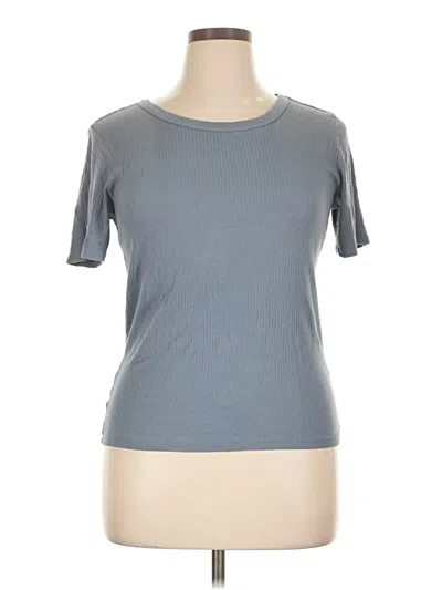 Pre-owned Lucky Brand Short Sleeve T-shirt In Gray