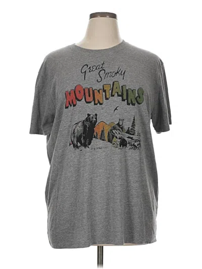 Pre-owned Lucky Brand Short Sleeve T-shirt In Gray