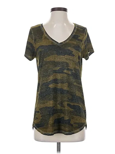 Pre-owned Lucky Brand Short Sleeve T-shirt In Green