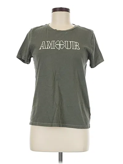 Pre-owned Lucky Brand Short Sleeve T-shirt In Green