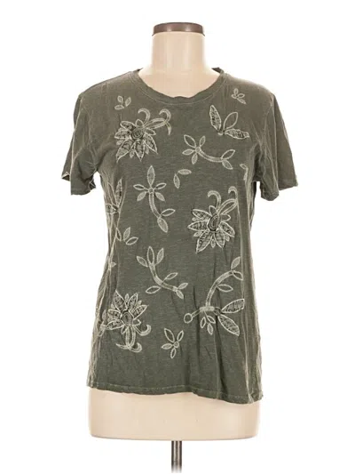 Pre-owned Lucky Brand Short Sleeve T-shirt In Green
