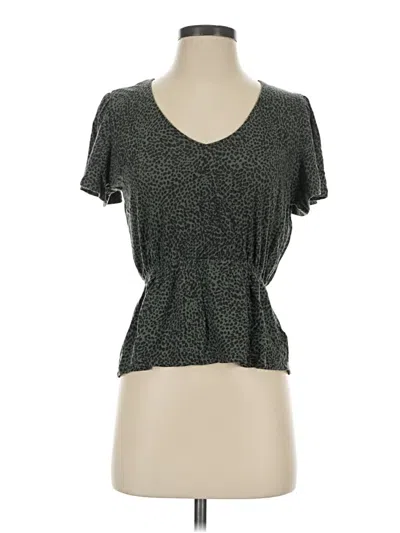 Pre-owned Lucky Brand Short Sleeve T-shirt In Green