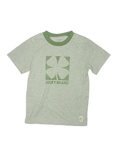 Pre-owned Lucky Brand Kids' Short Sleeve T-shirt In Green