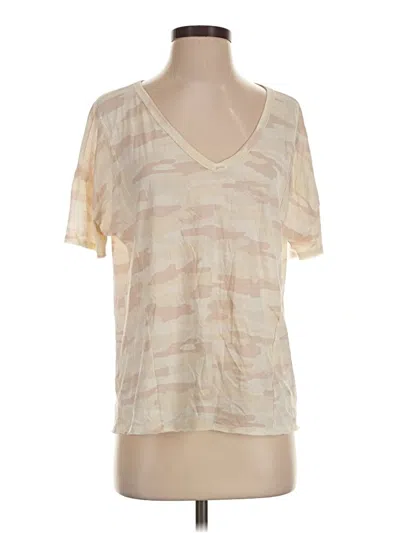 Pre-owned Lucky Brand Short Sleeve T-shirt In Ivory