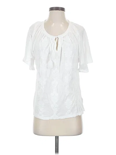Pre-owned Lucky Brand Short Sleeve T-shirt In Ivory
