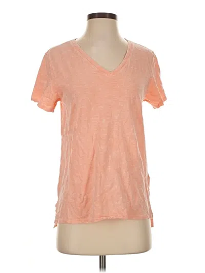 Pre-owned Lucky Brand Short Sleeve T-shirt In Orange
