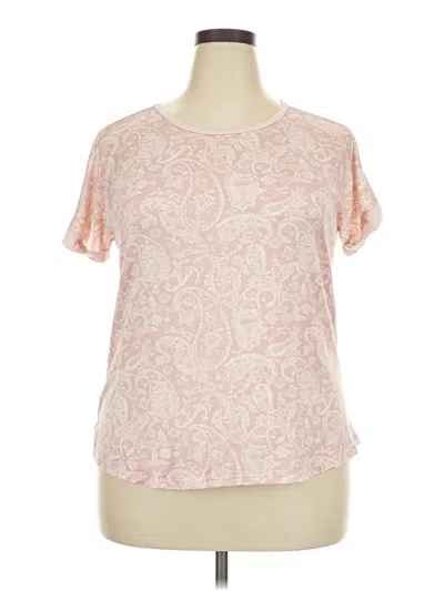 Pre-owned Lucky Brand Short Sleeve T-shirt In Pink