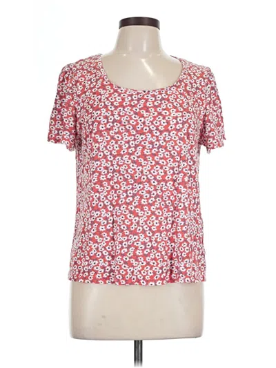 Pre-owned Lucky Brand Short Sleeve T-shirt In Red