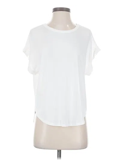 Pre-owned Lucky Brand Short Sleeve T-shirt In White