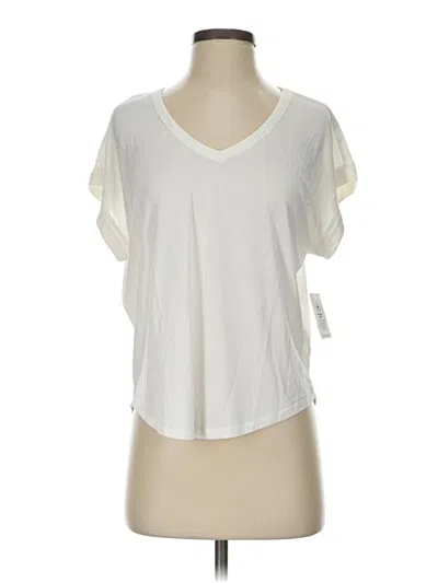 Pre-owned Lucky Brand Short Sleeve T-shirt In White