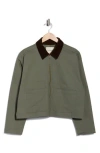 Lucky Brand Short Utility Jacket In Green