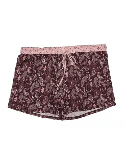 Pre-owned Lucky Brand Shorts In Burgundy