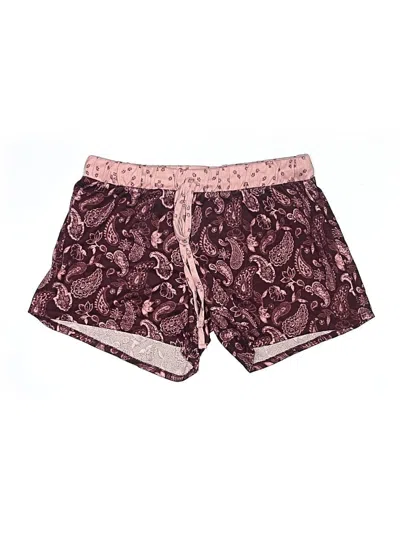 Pre-owned Lucky Brand Shorts In Burgundy