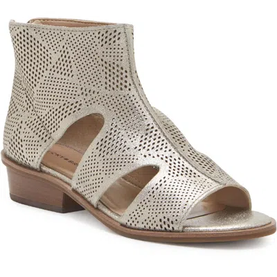 Lucky Brand Sicole Womens Suede Peep Toe Gladiator Sandals In Gold