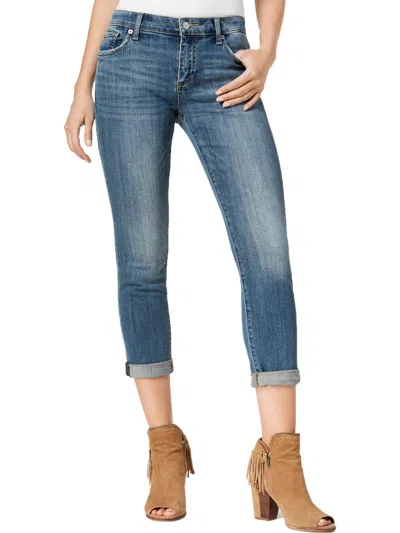 Lucky Brand Sienna Womens Distressed Mid-rise Skinny Jeans In Multi
