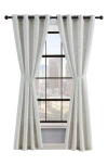 Lucky Brand Sierra Textured Set Of 2 Curtain Panels In Taupe