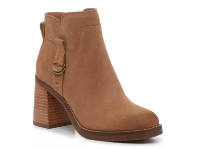 Lucky Brand Sifon Bootie In Animal Print