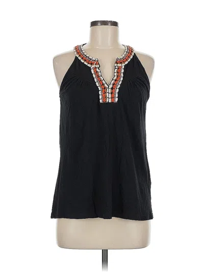 Pre-owned Lucky Brand Sleeveless Blouse In Black