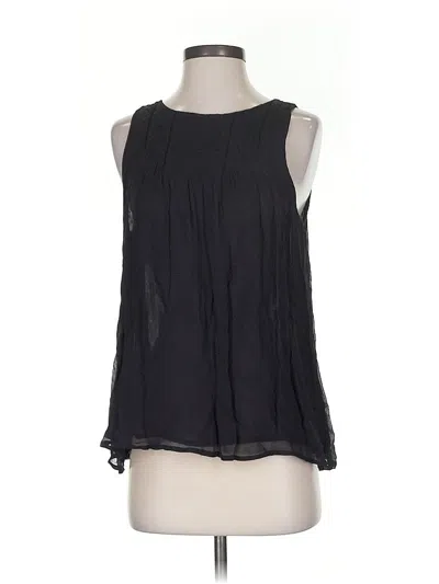 Pre-owned Lucky Brand Sleeveless Blouse In Black