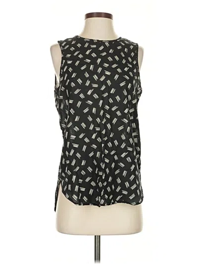 Pre-owned Lucky Brand Sleeveless Blouse In Black